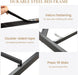 Full Size Floating Bed Frame with Smart LED Lights, Black