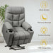 Electric Power Lift Massage Recliner Sofa with 8 Point Massage and Lumbar Heat