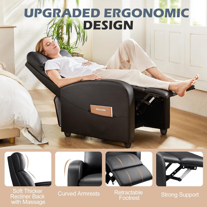 Modern Recliner Sofa with Massage