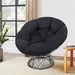 46in Papasan Chair GraphiteGrey Frame Stylish Comfort