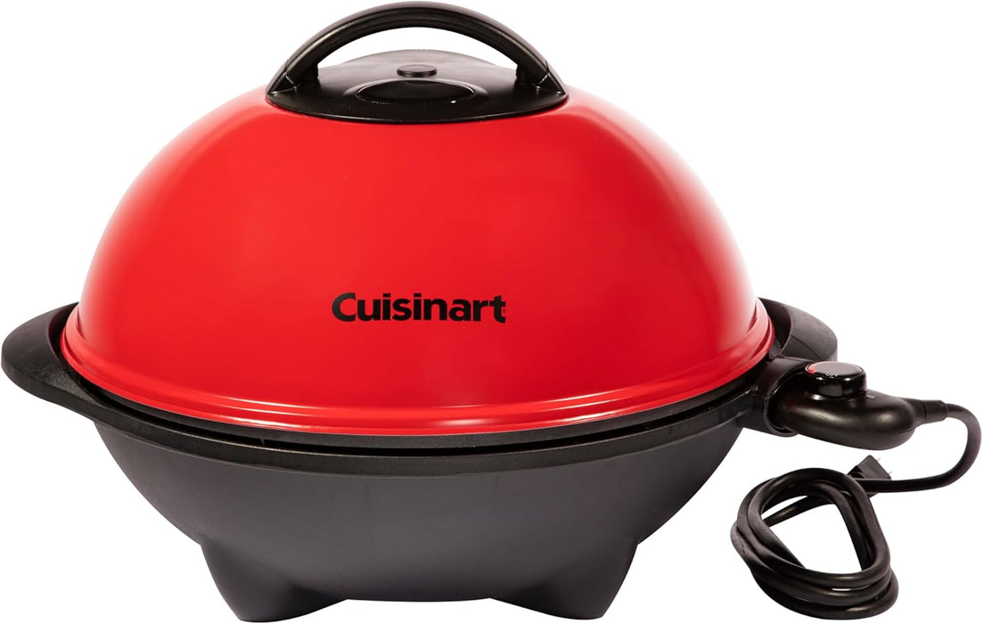 Indoor/Outdoor Electric Grill, 2-In-1 Portable BBQ with Nonstick Cooking Surface, Electric Grill Outdoor with Adjustable Heat, Stand/Tabletop Options for Cookouts, Barbecues, Small Spaces