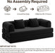 78.8 Inch Convertible Sofa Bed Removable Armrests