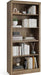 71 in Tall Bookcase,Wooden Bookshelf with 5 Tiers, Modern Book Shelf in Swedish Oak, Floor Standing Display Shelves for Bedroom, Living Room and Office for Home