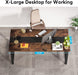 70.8 Inch Large Executive Office Desk, Simple Computer Workstation with 31.5 Inch Wide Desktop for Home Office