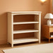 Shaker Solid Wood Bookcase, 36" High, Unfinished