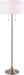 Stowe Floor Lamp with Antique Brass Finish, Modern Style, 61" Height, 19" Width, 19" Depth