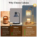 Candle Warmer Lamp, with Timer Dimmer Adjustable Height, Birthday Gifts for Women Men, for Mom, Wax Melt Warmer for Home Decor Room Decor, Thanksgiving Gifts Christmas