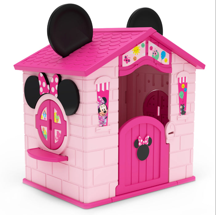 Girls Playhouse Mini Mouse Pretend Play Toy Plastic Indoor Outdoor Easy Assembly