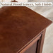 47" Wood Sideboard Buffet Cabinet with Storage,Traditional Media Console with 2 Doors & 3 Drawers,Adjustable Shelves Credenza with Solid Wood Legs for Kitchen,Living Room,Walnut