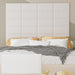 Headboards Wall Panel for Full, Queen and King - Self-Adhesive 3D Upholstered Panel for Bedroom/Living Room (12 Pieces 9.84 in X 23.6 In)