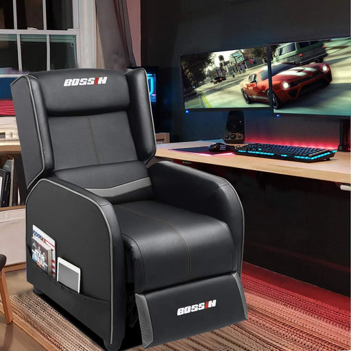 Gaming Recliner Chair Racing Style Single Ergonomic Lounge Sofa 400LBS for Living Room