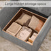 Grey 360deg Rotating Armchair ConcealedStorageSystemPro