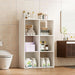 6 Wood Cube Storage Organizer with Open Back and Removable Back Panels, 11In White Cube Storage Bookshelf, Cubicle Shelf Bookcase for Home Office Bedroom Living Room, Vertical or Horizontal