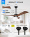 Damp Rated 52 Inch Ceiling Fan Remote Control