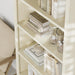5-Tier Standard Bookshelf, Adjustable Shelves, 72.5"