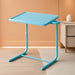 Adjustable TV Tray Table - TV Dinner Tray on Bed & Sofa, Comfortable Folding Table with 6 Height & 3 Tilt Angle Adjustments (Azure)