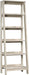 Ladder Bookshelf 5 Tier Trestle Ladder Shelf Wooden Bookcase, in Chalked Chestnut