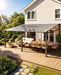 12'X20' Lean-To Wall-Mounted Hardtop Gazebo, 6Mm Uv-Resistant Polycarbonate Roof, Reinforced Aluminum Frame, All-Weather Pergola for Patio, Deck, Backyard, Lawn