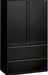 Brigade 800 Series Lateral File Cabinet with Storage, Letter/Legal, 2-Drawer, Black, 19 1/4" D