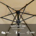 9FT Patio Umbrella with 22Lb Umbrella Base Included, Outdoor Market Umbrella with Push Button Tilt, Crank and Sturdy Ribs, Outdoor Yard Sun Shade W/Stand Heavy Duty