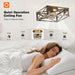 16-Inch Square Caged Ceiling-Mount Fan With Remote