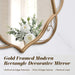 Large Gold Vintage Mirror: 30"X60" Scalloped Long Wall Mirrors