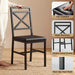 Dining Table Set for 4, 47.2 Inch round Kitchen Table and 4 Chairs