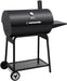 CC1830 30 Inch Barrel Charcoal Grill with Side Table, Outdoor BBQ Grill with 627 Sq. In. Cooking Space for Backyard, Patio and Parties, Black