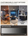 60 Inch Matte Black Industrial Ceiling Fan AppControl