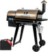 ZPG-450A2 Wood Pellet Grill & Smoker, PID V3.0 Controller, 459 Sq in Cook Area, Foldable Shelf, Meat Probe, Rain Cover, 8 in 1 BBQ Grill Outdoor Auto Temperature Control, Bronze