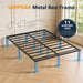 Queen Bed Frame 11 Points Support Metal Platform Bed with Storage Space