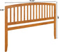 Richmond King Solid Wood Headboard with Attachable Charger in Light Toffee