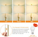 Gold Floor Lamps for Living Room, 55"-67" Height Adjustable Modern Tall Lamp, 3-Way Dimmable Standing Lamp for Bedroom Office Reading Corner Home Decor, New House Warming Gifts