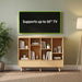 SolidWood 8 CubeBookcase Featuring Stowable Drawers