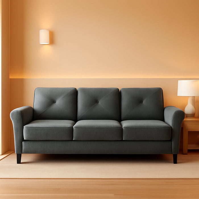 Harrington Sofa in Grey, Dark Grey