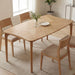 63 Inch Oak Finish SolidWood DiningTable Contemporary