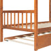 PremiumWood Walnut Twin Playhouse Bed With Trundle