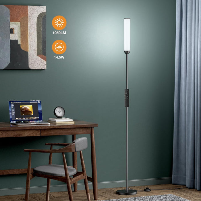 65Inch LED Floor Lamp With Dimmable ColorTemperature