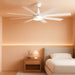 Professional 60 Inch White Ceiling Fan IntegratedControls