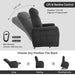 Power Lift Recliner Chair with Remote Control for Elderly