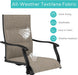 Patio Chairs Set of 2, Outdoor Chairs Set of 2, Patio Chairs, Brown