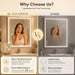 24X36 LED Bathroom Mirror with Lights, Backlit + Frontlit