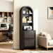 Two Drawer Farmhouse Arched Filing Cabinet Lockable