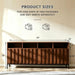 70" Buffet Cabinet with Storage, Walnut Sideboard Credenza