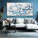 Blue Ocean ExtraLargeSize Canvas Wall Art 29x58Inches