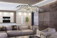 - Autumn Twilight 24 Light Chandelier- Chandeliers, Ceiling Light Fixture, Ceiling Light Fixture, Chandeliers for Dining Room, Light Fixtures Ceiling Mount, Hanging Light Fixture,