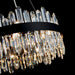 Black Modern Oval Crystal Chandelier, 24-Lights Luxury Chandeliers 2-Tiers K9 Crystal Chandelier Pendant, Light Fixture G9 Lights for Dining Living Room Entryway Kitchen Dia 30 Inch