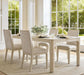 Modern Wood 66-Inch Rectangular Dining Table, Seats 4-6, Light Oak