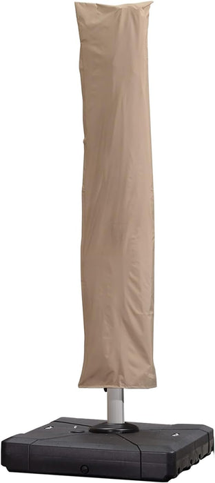Outdoor Cantilever Umbrella Cover Easy Setup S Size Beige
