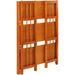3-Shelf Folding Stackable Bookcase (27.5" Wide)-Honey Oak